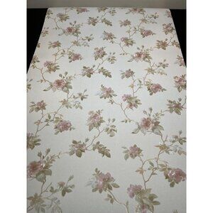 Brewster Agatha Pink Floral Wallpaper Shimmering Finish Pastel Vines 2686-56014